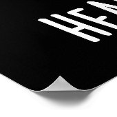 Ik hou van ketchup van mijn hoofd tomaten donker B Poster (Hoek)