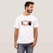 Ik hou van Kettlebells T-shirt (Voorkant volledig)