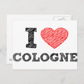 Ik hou van Keulen Briefkaart (Voorkant / Achterkant)