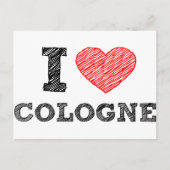 Ik hou van Keulen Briefkaart (Voorkant)