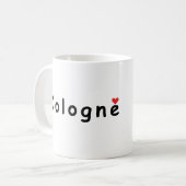 Ik hou van Keulen Koffiemok (Voorkant links)