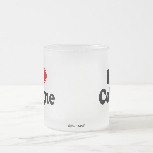 Ik hou van Keulen Matglas Koffiemok (Center)