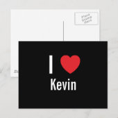 Ik hou van Kevin Briefkaart (Voorkant / Achterkant)
