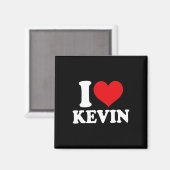 Ik hou van Kevin Heart Name Magneet (Voorkant / Achterkant)