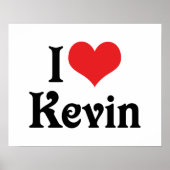 Ik hou van Kevin Poster (Voorkant)