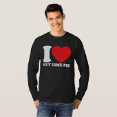 Ik hou van Key Lime Taart T-shirt (Voorkant volledig)