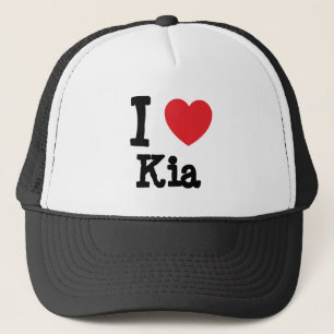 Ik hou van Kia hart T-Shirt Trucker Pet