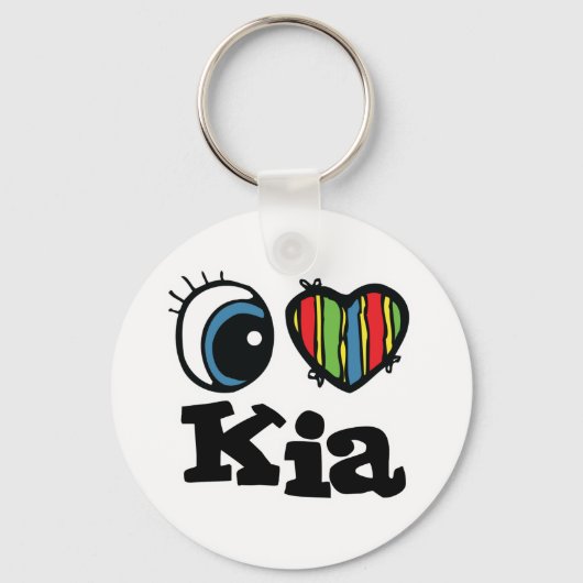 Ik hou van Kia Sleutelhanger (Voorkant)