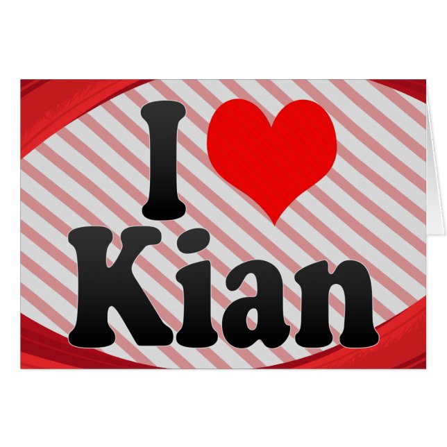 Ik hou van Kian (Voorkant Horizontaal)