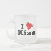 Ik hou van Kian Matglas Koffiemok (Links)