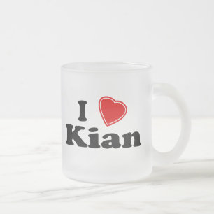 Ik hou van Kian Matglas Koffiemok
