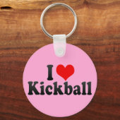 Ik hou van Kickball Sleutelhanger (Voorkant)