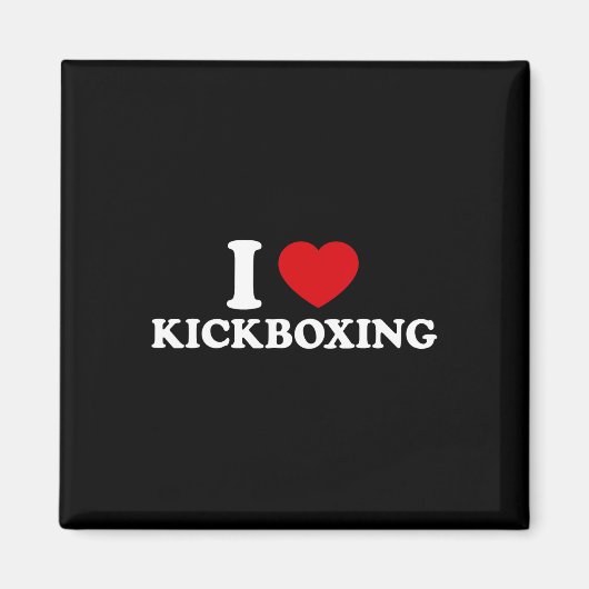 Ik hou van kickboksen _1 magneet (Voorkant)