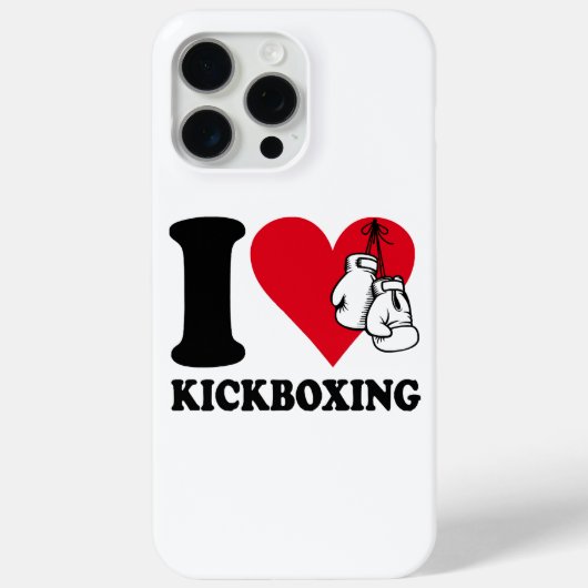 Ik hou van kickboksen Case-Mate iPhone case (Achterkant)