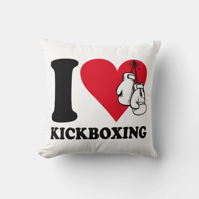 Ik hou van kickboksen kussen (Voorkant)