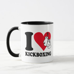 Ik hou van kickboksen mok