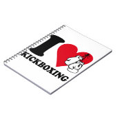 Ik hou van kickboksen notitieboek (Linkerzijde)