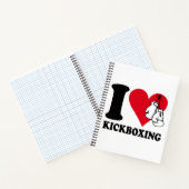 Ik hou van kickboksen notitieboek (Binnen)