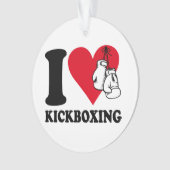 Ik hou van kickboksen ornament (voorkant)
