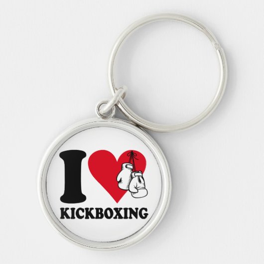 Ik hou van kickboksen sleutelhanger (Voorkant)