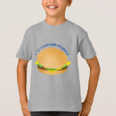 Ik hou van Kiddie Cheeseburgers T-shirt (Voorkant)