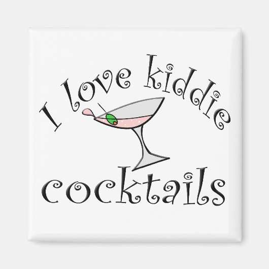 Ik hou van Kiddie cocktails magneet (Voorkant)