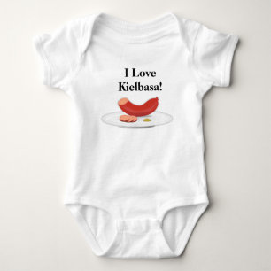 Ik hou van Kielbasa Baby Bodysuit