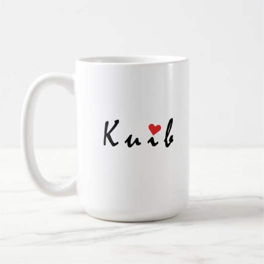Ik hou van Kiev Koffiemok (Links)