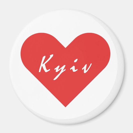 Ik hou van Kiev Magneet (Voorkant)