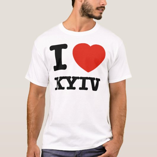 Ik hou van Kiev T-shirt (Voorkant)