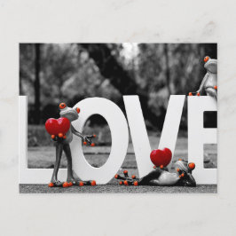 Ik hou van kikker briefkaart