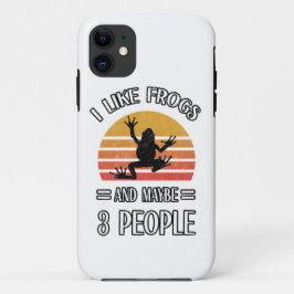 Ik hou van kikkers en misschien 3 mensen | Beste k Case-Mate iPhone Case