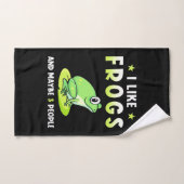 Ik hou van kikkers en misschien 3 mensen handdoek (Handdoek)