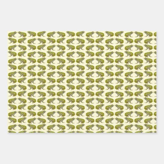 Ik hou van kikkers inpakpapier vel (Voorkant)