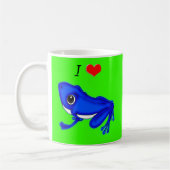 Ik hou van kikkers koffiemok (Links)
