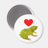 Ik hou van kikkers magneet (Voorkant / Achterkant)