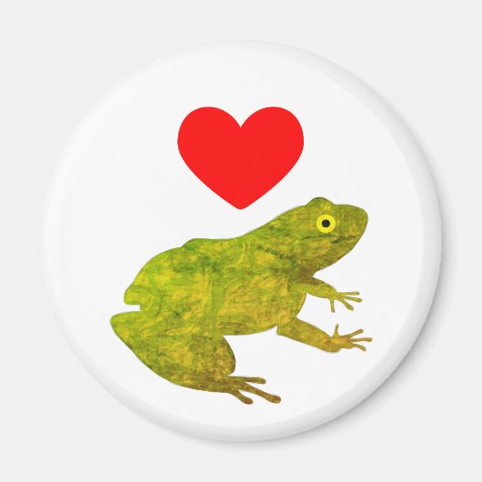 Ik hou van kikkers magneet (Voorkant)