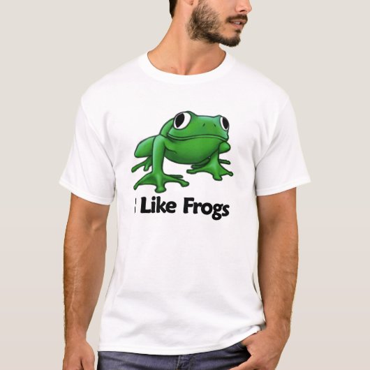 Ik hou van kikkers t-shirt (Voorkant)
