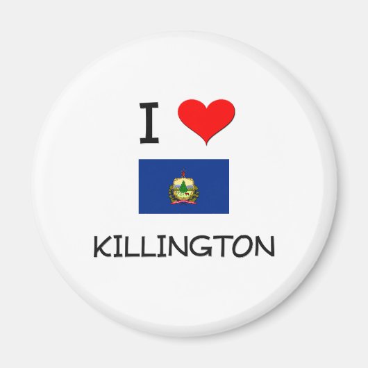 Ik hou van Killington Vermont Magneet (Voorkant)