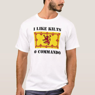 Ik hou van Kilts, Go Commando T-shirt