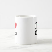 Ik hou van Kim hart T-Shirt Koffiemok (Center)