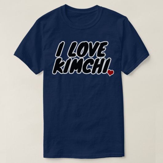 Ik hou van Kimchi T-shirt (Design voorkant)