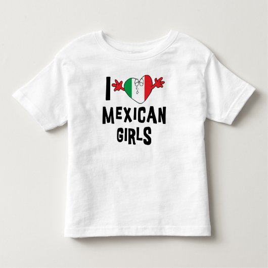 Ik hou van Kinder meisjes Kinder Shirts (Voorkant)