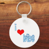 Ik hou van Kinder Sleutelhanger (Voorkant)