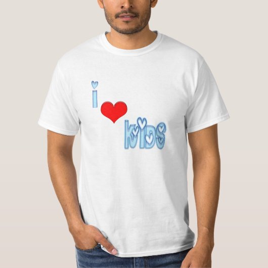 Ik hou van Kinder T-Shirt (Voorkant)
