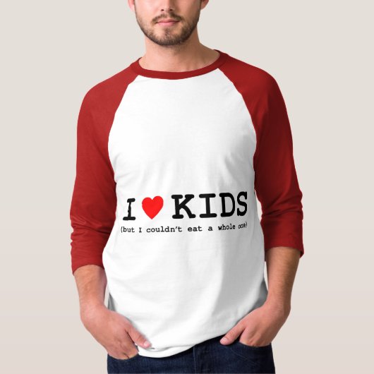 Ik hou van Kinderen (maar ik kon geen hele soort e T-shirt (Voorkant)