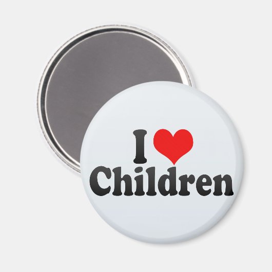 Ik hou van kinderen magneet (Voorkant / Achterkant)