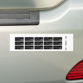 Ik hou van kinetische energie bumpersticker (Op auto)