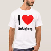 ik hou van kinkajous t-shirt (Voorkant)