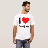 ik hou van kinkajous t-shirt (Voorkant volledig)
